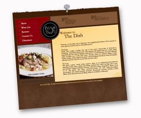 The Dish website